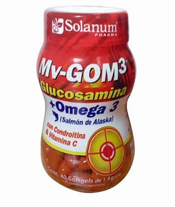 Mv Gom3 Glucosamina 40 Cap