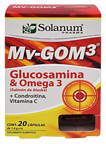 Mv Gom3 Glucosamina 20 Cap
