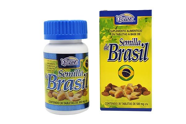 Semilla De Brasil Original Ypenza, 30 Tablets