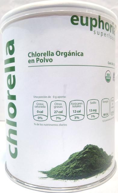 Chlorella Organico 250 G ( Euphoria Superfoods )