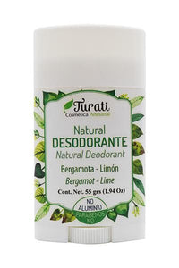 Desodorante En Barra Bergamota Limon 55 G