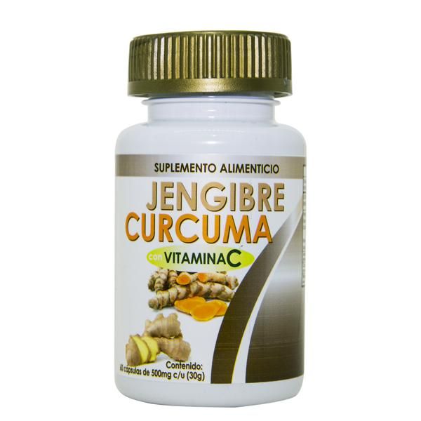 Jengibre Curcuma Y Vitamina C 30 Cap