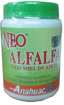 Alfalfa Con Miel 300 Tab