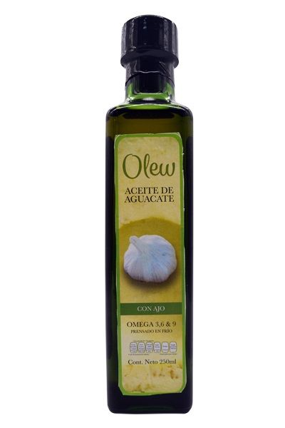 Aceite De Aguacate Con Ajo 250 Ml