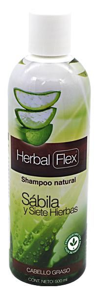 Shampoo Herbal Flex Sabila 7 Hierbas 500 Ml