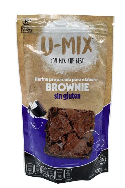 Pre Mezcla Para Brownie 500 G Sin Gluten