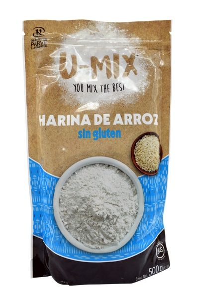 Harina De Arroz 500 G Sin Gluten