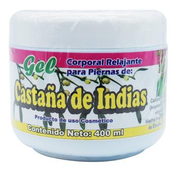 Gel CastaÑo De Indias Con 400 Ml