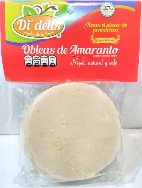 Obleas De Nopal Amaranto Cafe 50 G