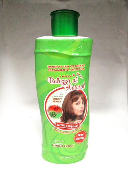 Shampoo Extracto Chile Y Savila 550 Ml