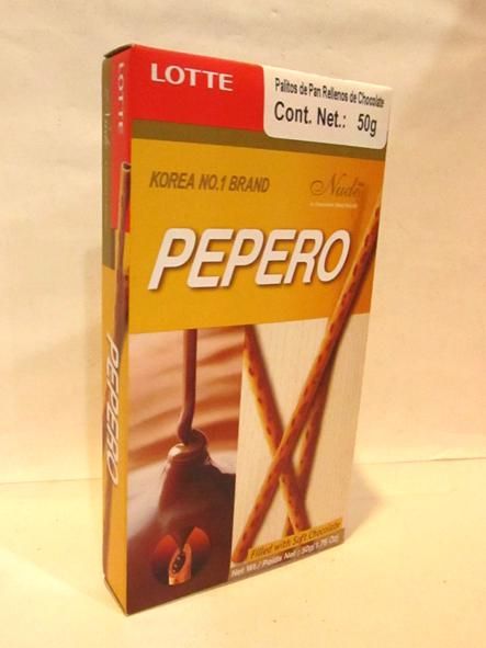 Pepero Nude Palitos Rellenos De Chocolate