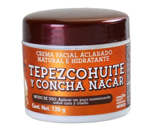Crema De Tepezcohuite Y Concha Nacar 120 G