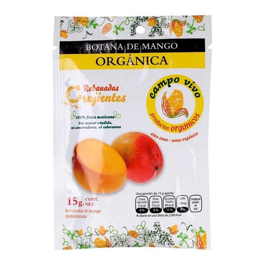 Botana De Mango Organica 15 G