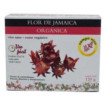 Jamaica Organica En Sobre 120 G