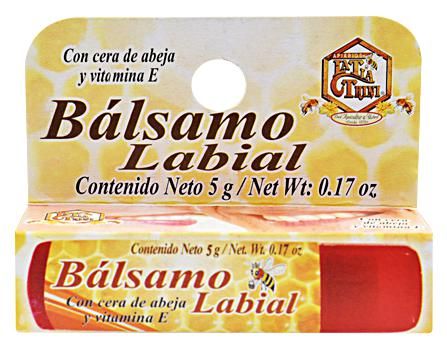 Balsamo Labial Con Cera De Abeja 3 G