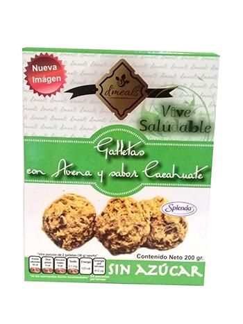 Galleta Natural Con Cacahuate Y Avena 200 G