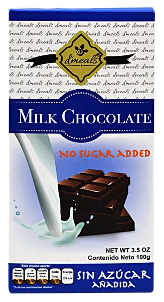 Chocolate Con Leche Sin Azucar 100 G