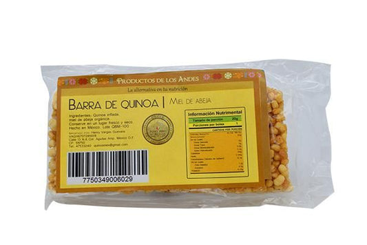 Barra De Quinoa Y Miel De Abeja 20 G