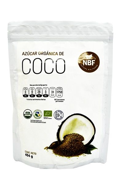 Azucar Organica De Coco 454 G