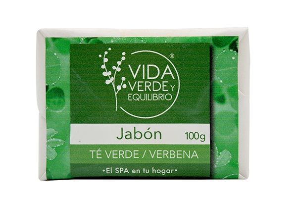 Jabon Artesanal Te Verde Verbena 100 G