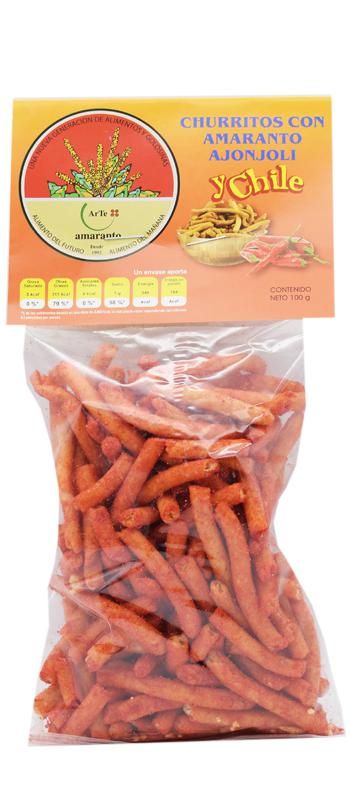 Churritos Amaranto Chile 100 G