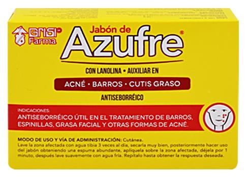 Jabon Azufre Con Lanolina 100 G