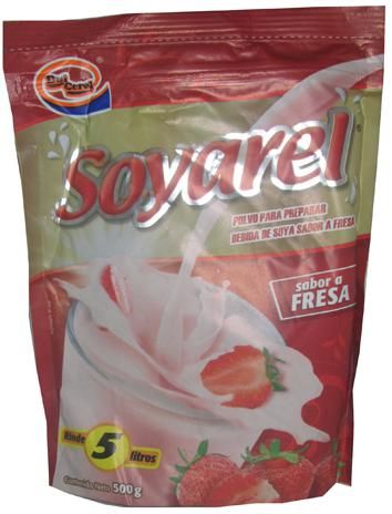 Bebida De Soya Sabor Fresa 500 G