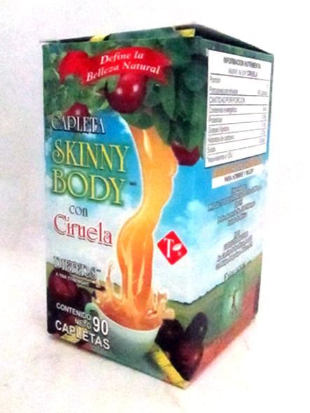 Skinny Body Ciruela 90 Capletas