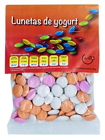 Lunetas De Yogurt 100 G