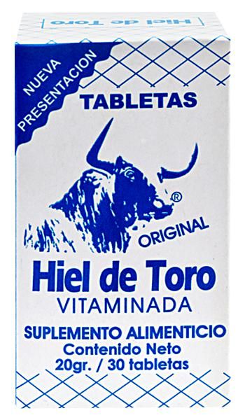 Hiel De Toro Vitaminada 30 Tab