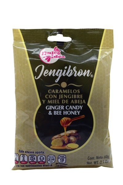 Caramelo Con Jengibre Y Miel De Abeja 60 G