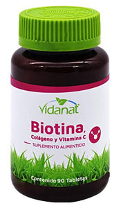 Biotina Colageno Y Vit C 90 Tab