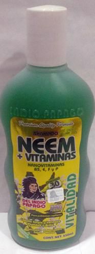 Shampoo Neem Vitaminas 550 Ml