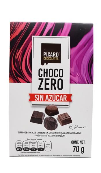 Chocolate Sin Azucar Chocozero 70 G