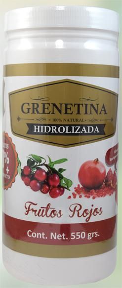 Grenetina Hidrolizada Sabor Frutos Rojos 550 G