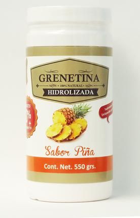 Grenetina Hidrolizada Sabor PiÑa 550 G