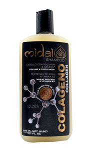 Shampoo Colageno Proteina De Soya Y Vitamina B3 500 Ml