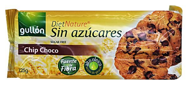 Galletas Choco Chips Sin Azucar 125 G