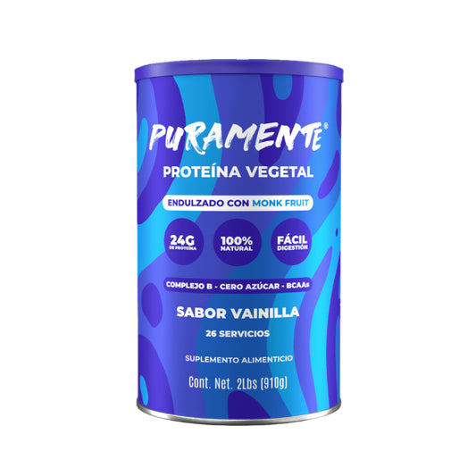 Proteína En Polvo 910g 100% Vegetal. Vainilla.+ Calidad